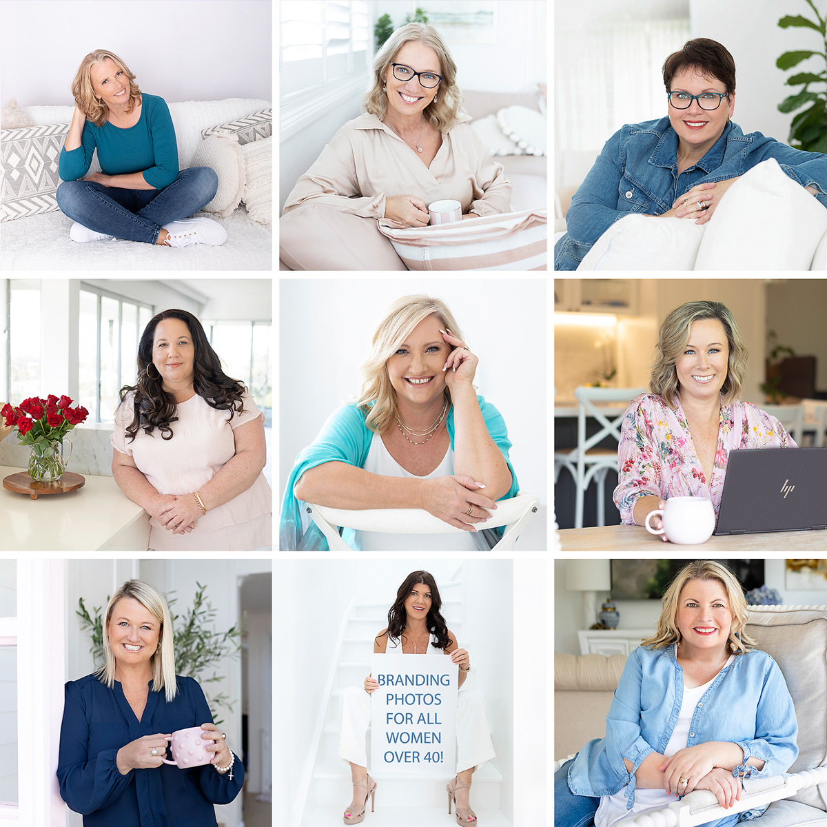 Profile photos for older business women